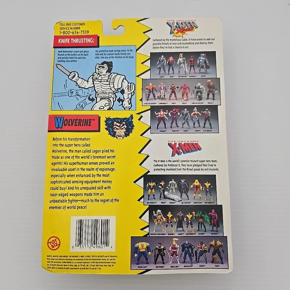 Wolverine 5th Edition - The‎ Uncanny X-Men 90s 1990s Marvel ToyBiz 1993